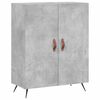 vidaXL Komoda betonsko siva 69,5x34x90 cm inženirski les