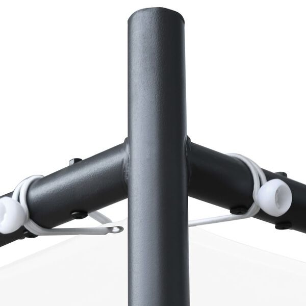 vidaXL Paviljon s streho 4x4 m bel 180 g/㎡