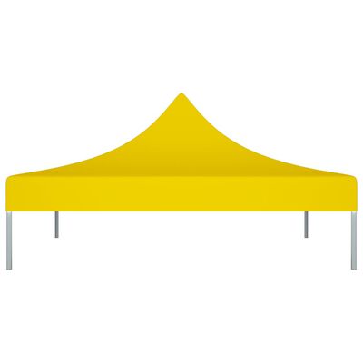 vidaXL Streha za vrtni šotor 3x3 m rumena 270 g/m²