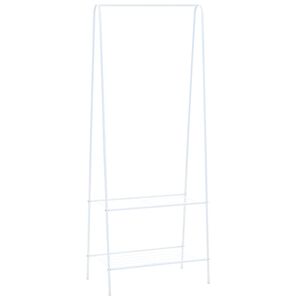 vidaXL Stojalo za oblačila 59x35x150 cm bele barve