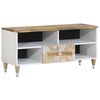 vidaXL TV omarica 100x33,5x46 cm Masivni les Mango