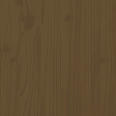 vidaXL Posteljni okvir medeno rjav iz trdnega lesa 180x200 cm