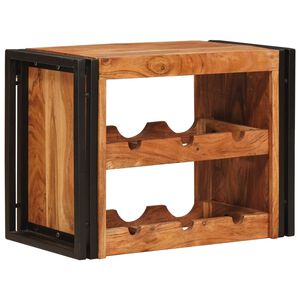 vidaXL Stojalo za vino Rjava 60 x 45 x 33 cm Masiven les akacije