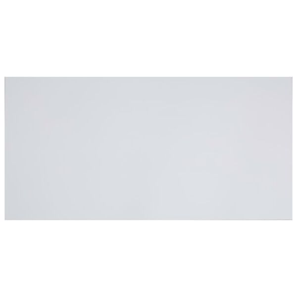 vidaXL Jedilna miza bela in črna 120x60x74 cm mediapan