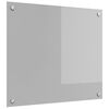 vidaXL Kuhinjski panel Svetlo siva 70 x 60 cm kaljeno steklo