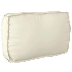 vidaXL Blazina krema 70 x 40 x 12 cm Oxford tkanina