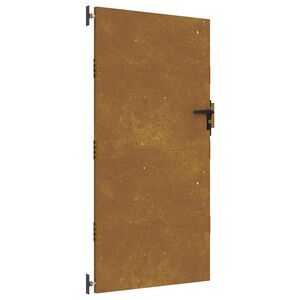 vidaXL Vrtna vrata 85x200 cm kortensko jeklo