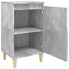 vidaXL Nočna omarica betonsko siva 40x35x70 cm inženirski les