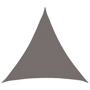 vidaXL Senčna platna Trikotna 2 x 2 x 2 m HDPE Svetlo siva