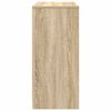 vidaXL Komoda sonoma hrast 85x34x76 cm inženirski les