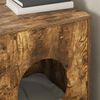 vidaXL Mačja hi&scaron;a Dimljeni oreh 42,5 x 40 x 53 cm Konstruiran les