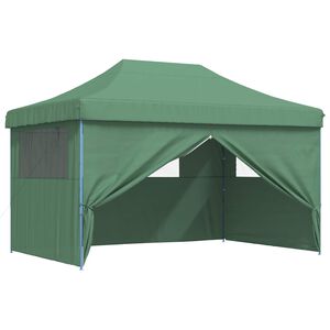 vidaXL Zabavni &scaron;otor 292 x 440 x 315 cm Zelena Oxford tkanina