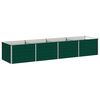 vidaXL Povi&scaron;ana vrtna gredica Zelena 320 x 80 x 55 cm
