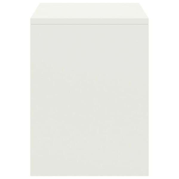 vidaXL Nočne omarice 2 kosa bele 35x30x40 cm trdna borovina