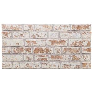 vidaXL 3D stenski paneli 10 kosov rdeči in beli 100x50 cm EPS