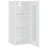 vidaXL Viseča stenska omarica bela 34,5x34x90 cm