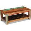 vidaXL Klubska mizica trden predelan les 90x45x35 cm