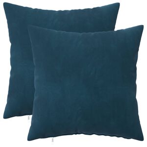 vidaXL Prevleka za blazino 2 pcs HEERLEN Modra 30 x 30 cm Žamet