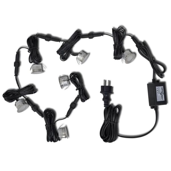 vidaXL LED talne svetilke 6 kosov toplo bele