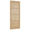 vidaXL Notranja vrata 86 x 211 cm Vezani les Naravna
