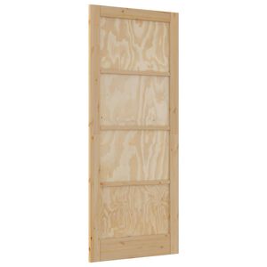vidaXL Notranja vrata 86 x 211 cm Vezani les Naravna