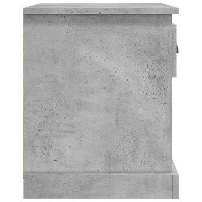 vidaXL Nočna omarica betonsko siva 39x39x47,5 cm inženirski les
