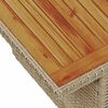 vidaXL Komplet za jedilnico v vrtu 10 pcs Bež in siva 100 x 55 x 73 cm