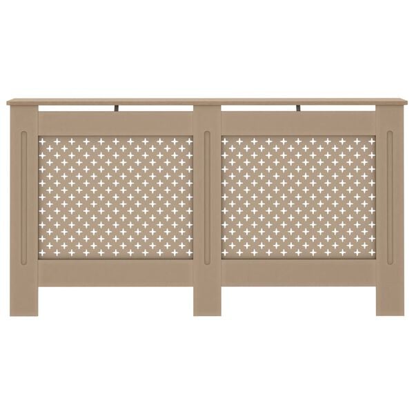 vidaXL Pokrov za radiator 152x19x81,5 cm MDF