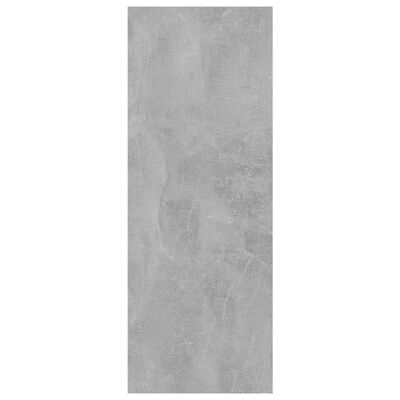 vidaXL Konzolna mizica betonsko siva 78x30x80 cm iverna plošča