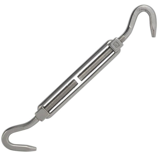 Komplet za namestitev senčnega jadra 6-delni nerjaveče jeklo