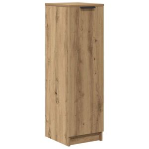 vidaXL Omarica za čevlje artisan hrast 29,5x35x100,5 cm inženirski les