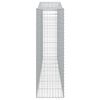 vidaXL Obokane gabion ko&scaron;are 5 kosov 400x50x160/180cm pocinkano železo