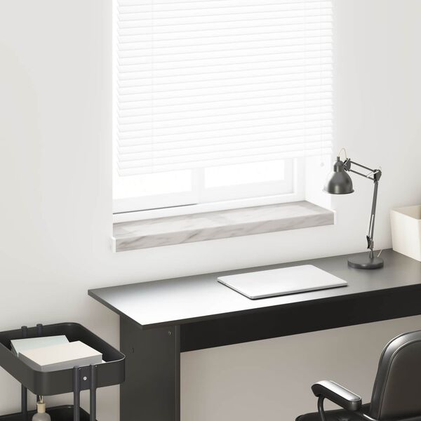 vidaXL Okenski nadstre&scaron;ek Marmor besedilo -enure 60 x 20 x 4,5 cm PVC