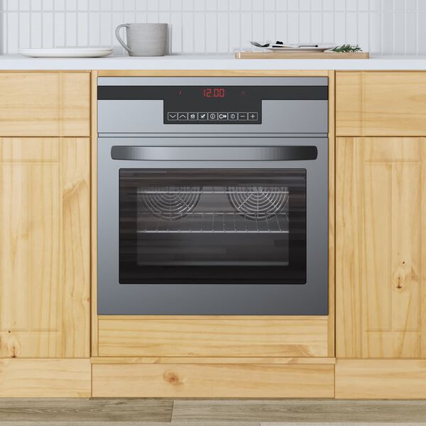 vidaXL Za omarice SKI Medeno Rjava 60 x 46 x 81 cm Masivno borovo les