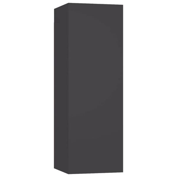 vidaXL Komplet TV omaric 5-delni siva iverna plo&scaron;ča