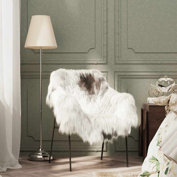 vidaXL Ovčja koža me&scaron;ane barve (60-70)x(90-100) cm