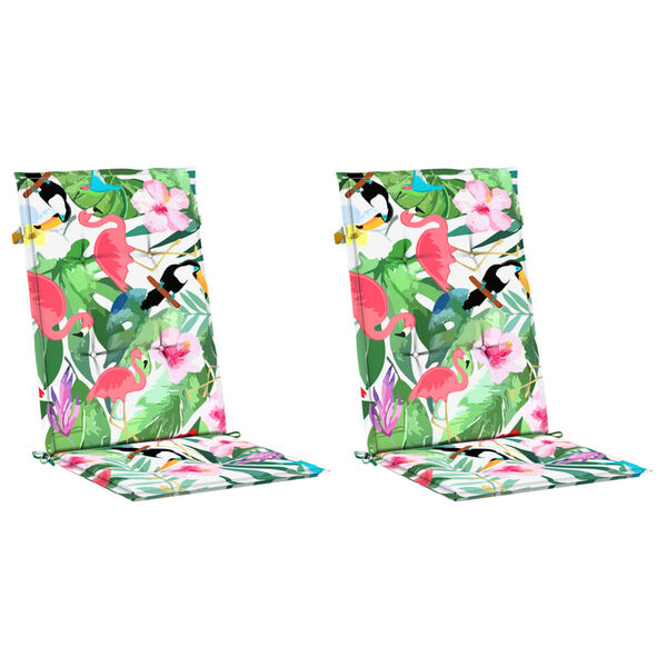 vidaXL Blazine za vrtne stole 2 kosa večbarvne 120x50x3 cm blago