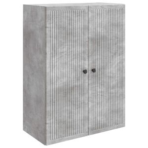 vidaXL Omara za steno Betonsko siva 66 x 34,5 x 90 cm Inženirski les