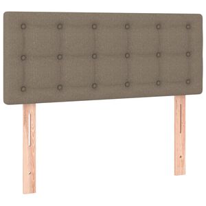 vidaXL Posteljno vzglavje taupe 100x5x78/88 cm blago