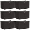 vidaXL Shranjevalna &scaron;katla 6 pcs Antracit 60 x 43 x 35 cm