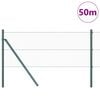 vidaXL Steber ograje. Siva 50 x 0,6 m (25 mm mreža) Jeklo in PVC