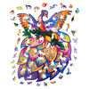 UNIDRAGON Lesena sestavljanka 297-delna Fairy Bird 30x39 cm