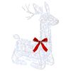 vidaXL 3D božični jelen LOVIISA 140 LED Hladno bela 55 x 22 x 63 cm