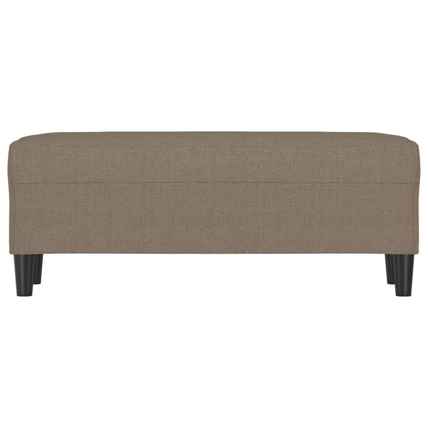 vidaXL Klop taupe 100x35x41 cm blago