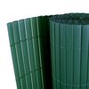 vidaXL Ograjni panel PVC 90x300 cm zelen