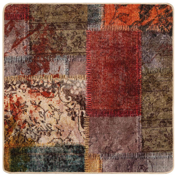 vidaXL Preproga runner MARSA večbarvno 100 x 100 cm Poliester in PVC