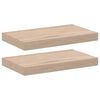 vidaXL Viseče police 2 kosa 40x23,5x4 cm inženirski les