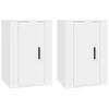 vidaXL Stenska TV omarica 2 kosa bela 40x34,5x60 cm