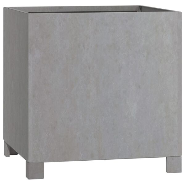 vidaXL Cvetlično korito z nogami zarjavelo 42x40x43 cm corten jeklo