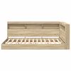 vidaXL Polica postelja Sonoma hrast 120 x 190 cm Konstruiran les